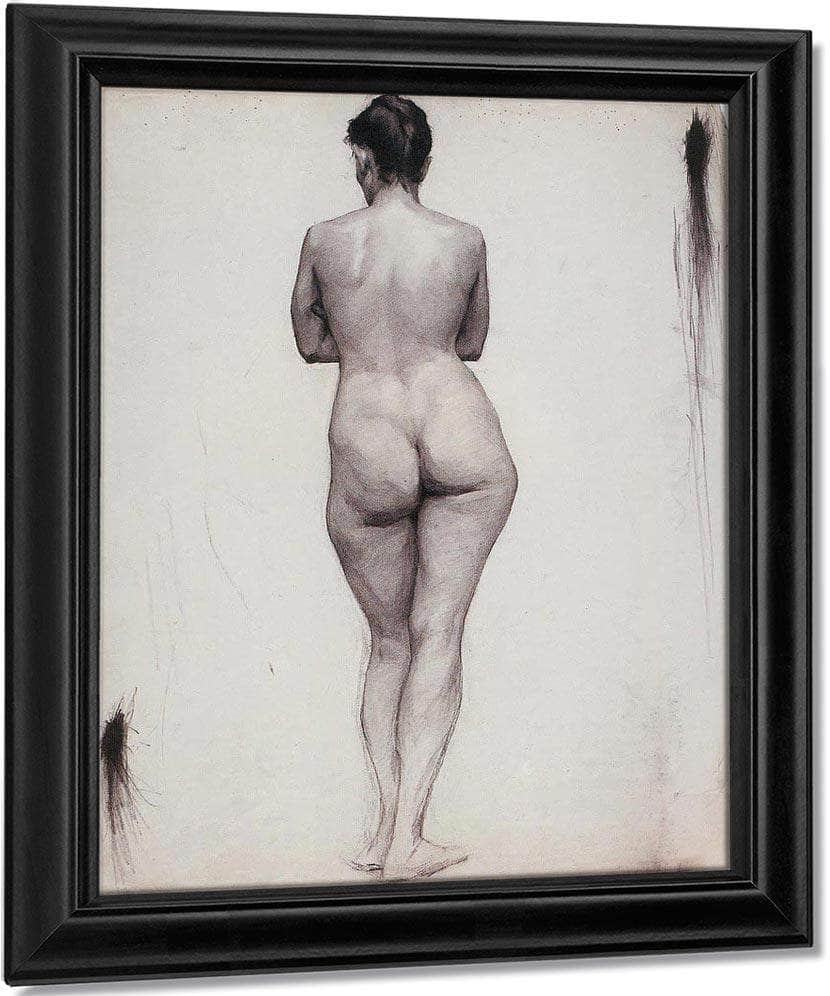 Nude Study By Florine Stettheimer Fine Art Print