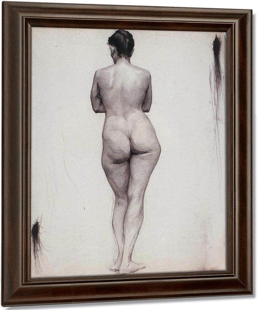 Nude Study By Florine Stettheimer Fine Art Print