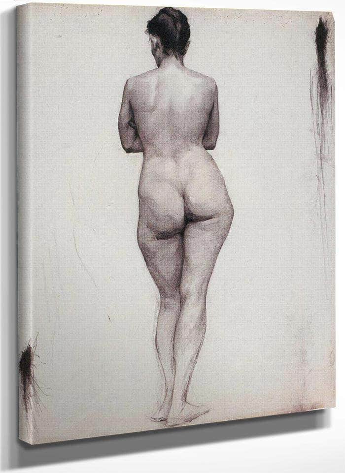 Nude Study By Florine Stettheimer Fine Art Print