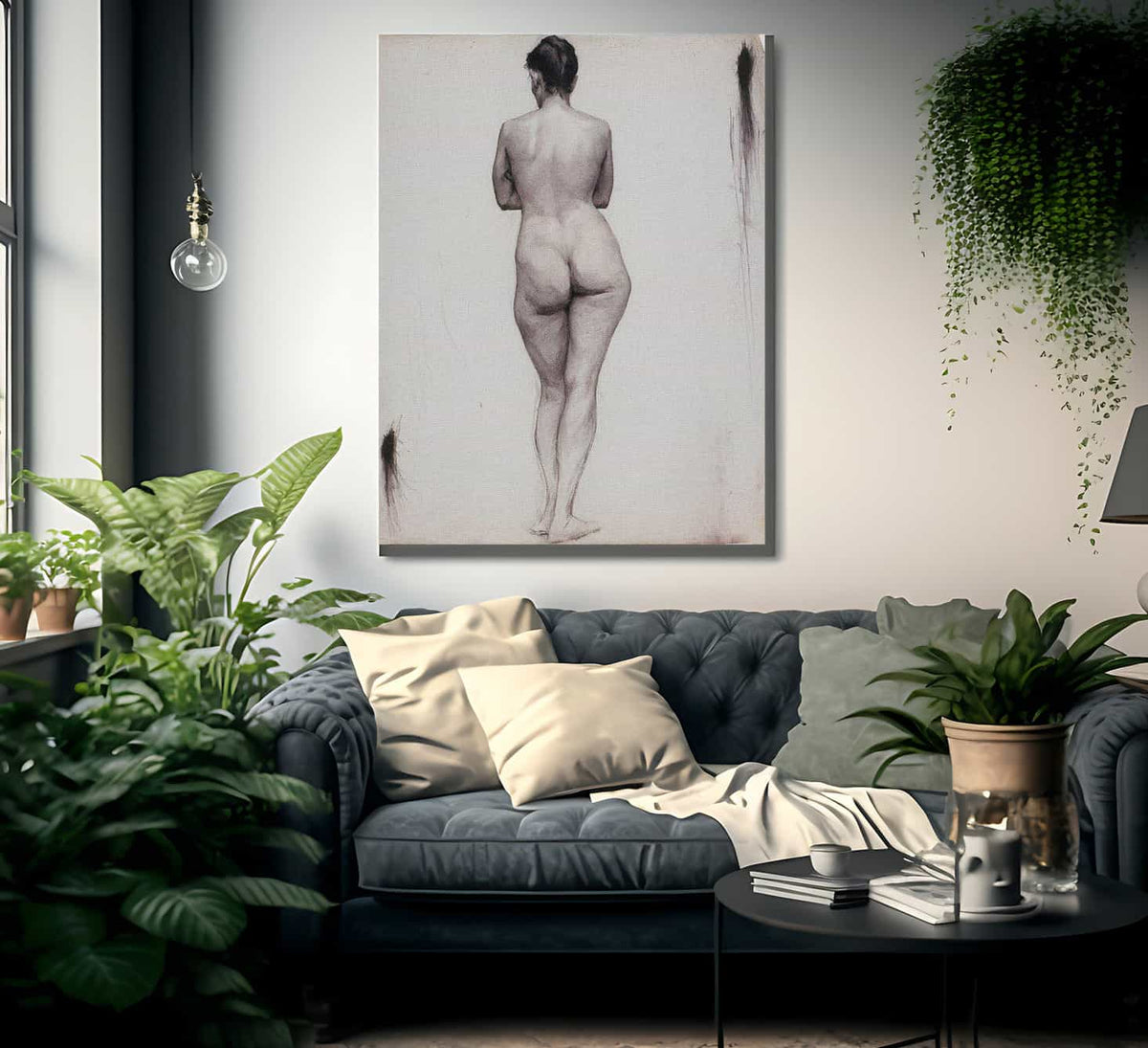 Nude Study By Florine Stettheimer Fine Art Print