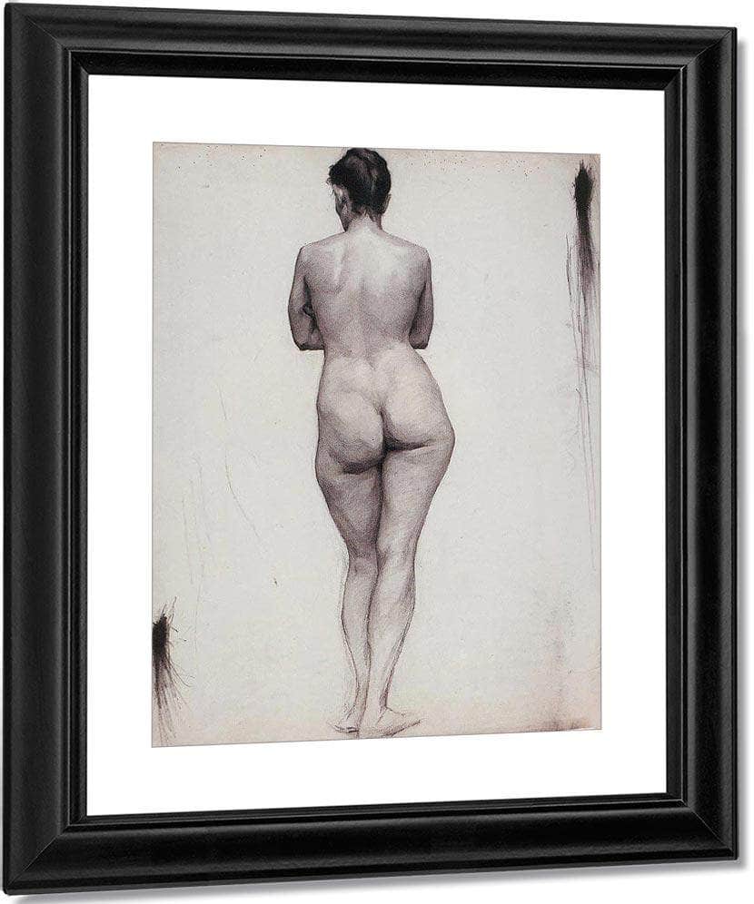 Nude Study By Florine Stettheimer Fine Art Print