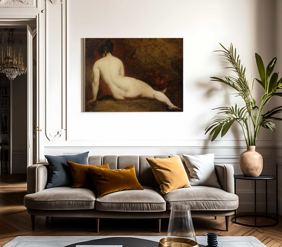 Nude Study By William Etty Fine Art Print