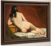 Nude Study Of A Reclining Woman By William Etty Fine Art Print