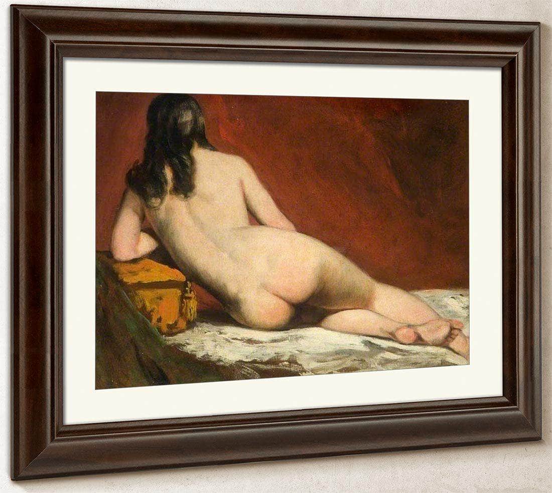 Nude Study Of A Reclining Woman By William Etty Fine Art Print