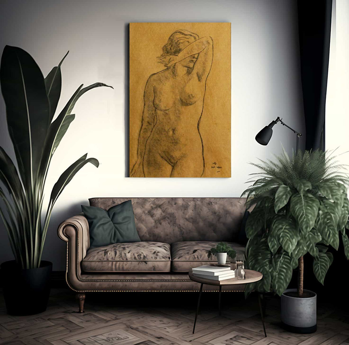 Nude Torso By Maynard Dixon Fine Art Print