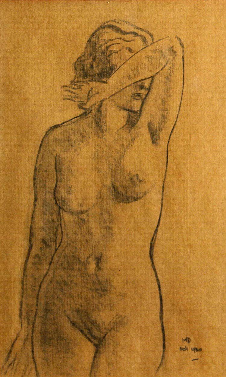 Nude Torso By Maynard Dixon Fine Art Print