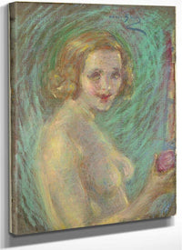 Nude With Fruit By Alice Pike Barney Fine Art Print