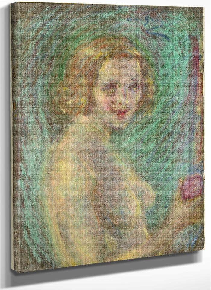 Nude With Fruit By Alice Pike Barney Fine Art Print