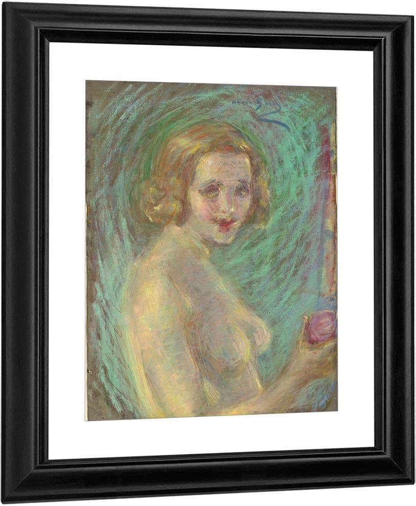Nude With Fruit By Alice Pike Barney Fine Art Print