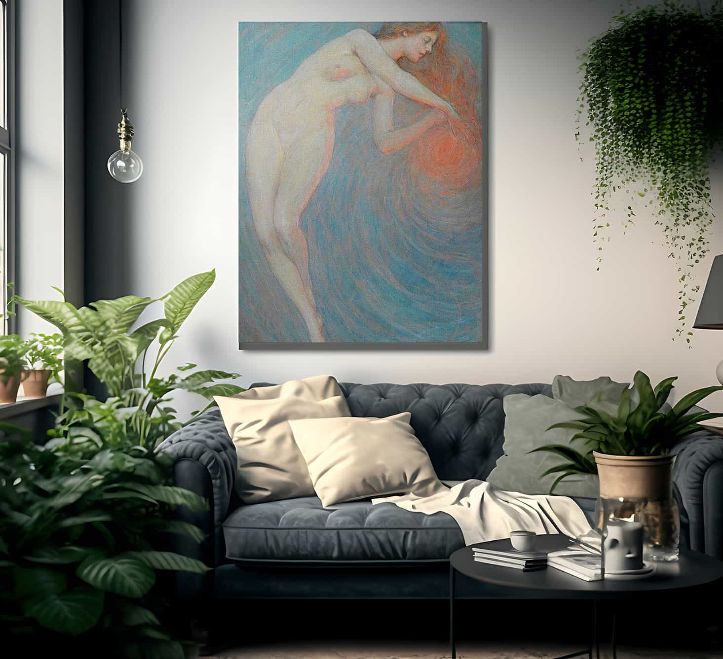 Nude With Orbit By Robert Reid Fine Art Print