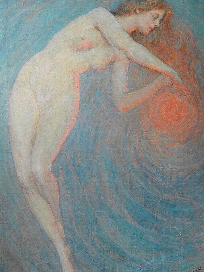 Nude With Orbit By Robert Reid Fine Art Print