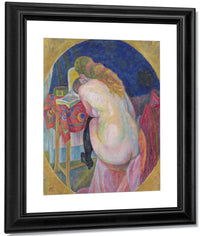 Nude Woman Reading By Robert Delaunay Fine Art Print