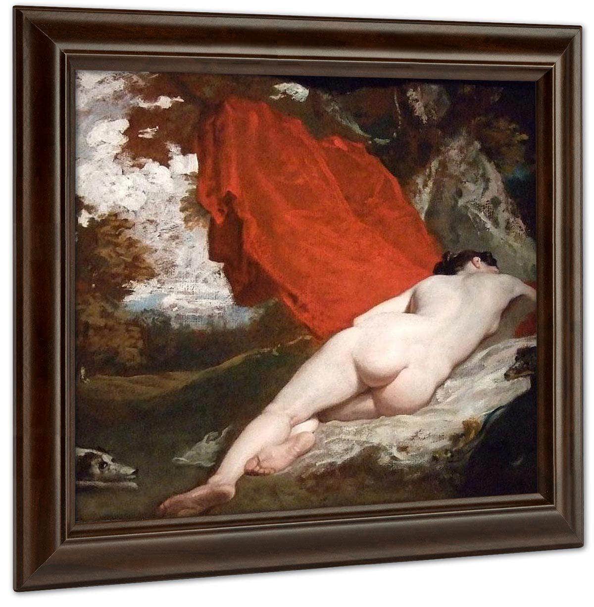 Nude Woman Reclining 3 By William Etty Fine Art Print