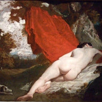 Nude Woman Reclining 3 By William Etty Fine Art Print