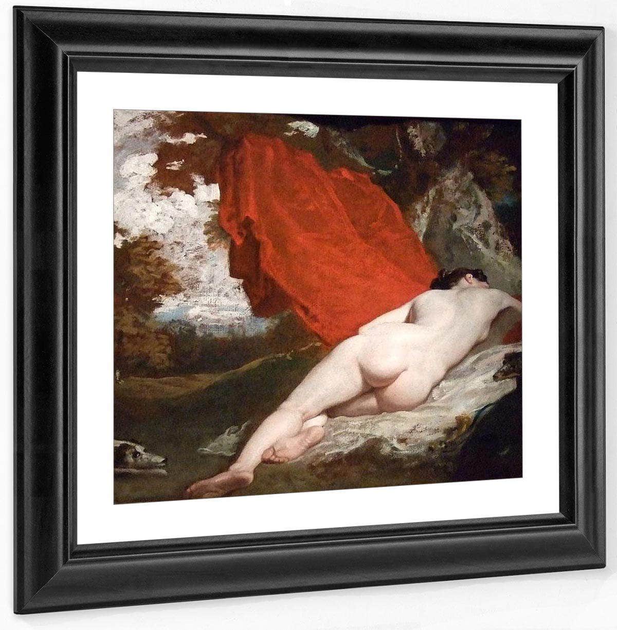 Nude Woman Reclining 3 By William Etty Fine Art Print