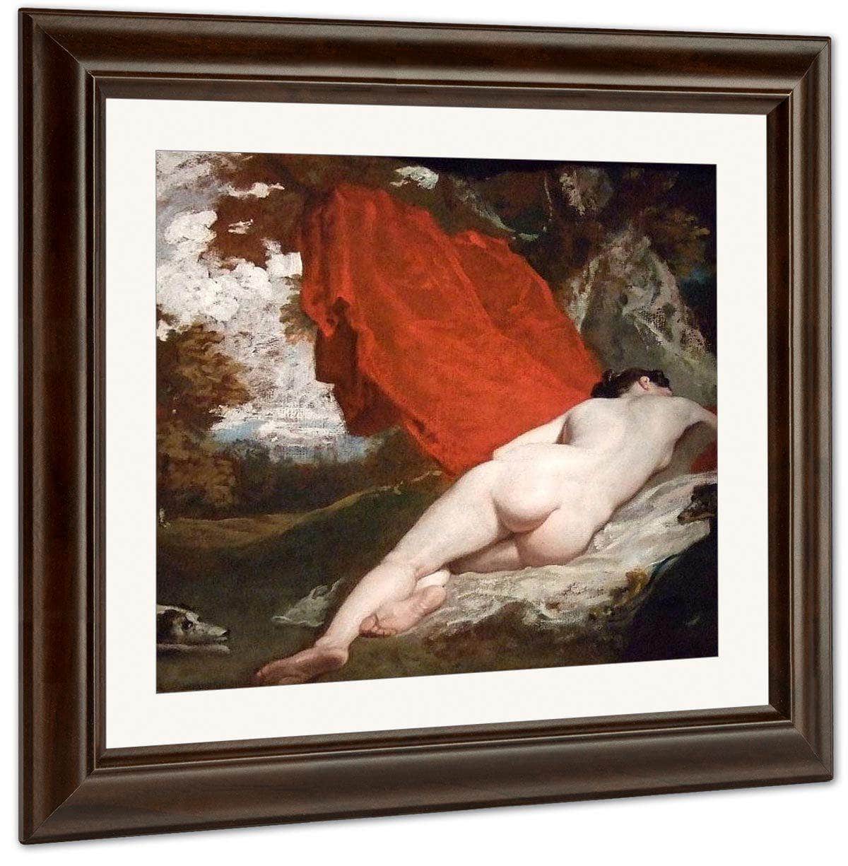 Nude Woman Reclining 3 By William Etty Fine Art Print