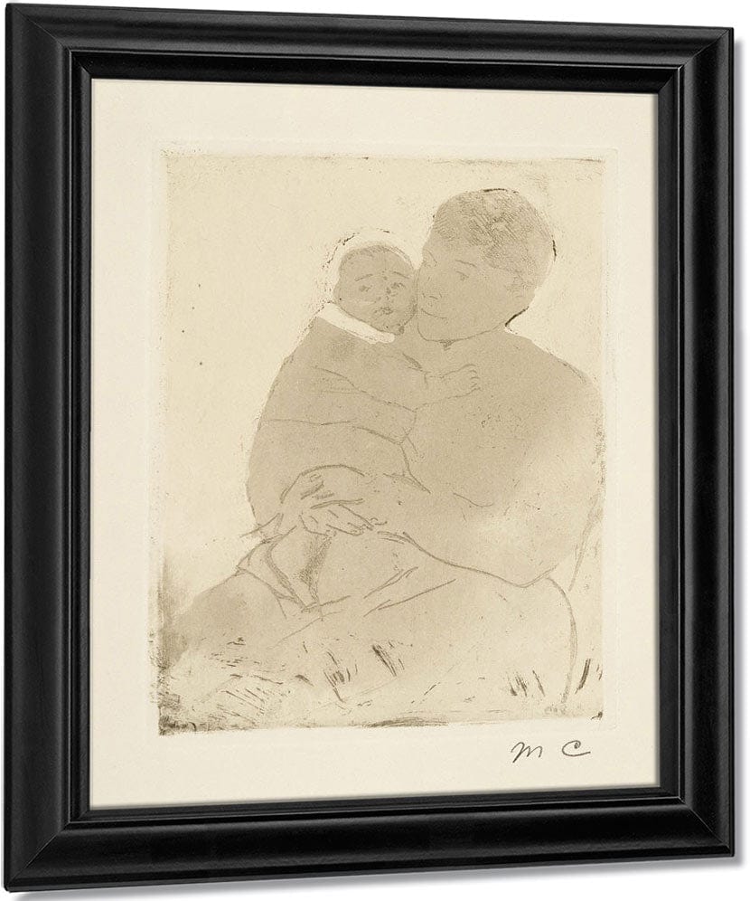 Nurse And Baby Bill (No. 1) By Mary Cassatt Fine Art Print