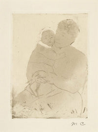 Nurse And Baby Bill (No. 1) By Mary Cassatt Fine Art Print