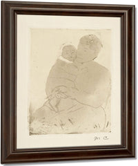 Nurse And Baby Bill (No. 1) By Mary Cassatt Fine Art Print