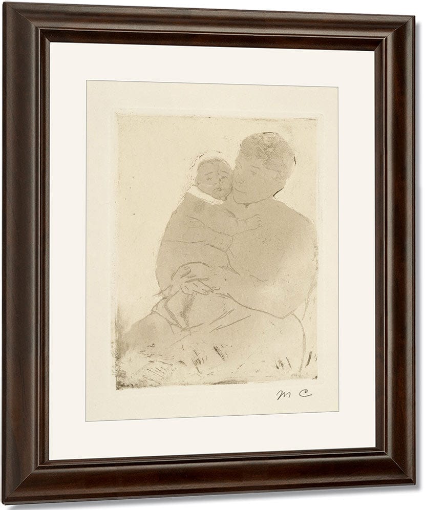 Nurse And Baby Bill (No. 1) By Mary Cassatt Fine Art Print