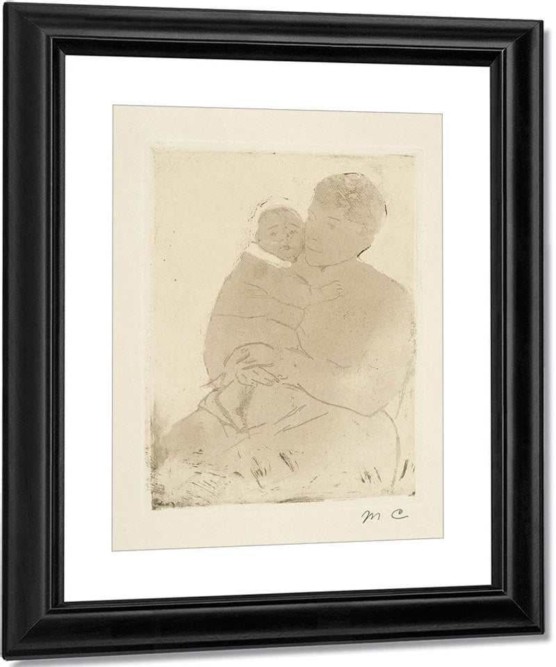 Nurse And Baby Bill (No. 1) By Mary Cassatt Fine Art Print