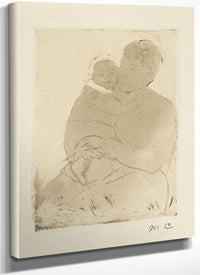 Nurse And Baby Bill (No. 1) By Mary Cassatt Fine Art Print