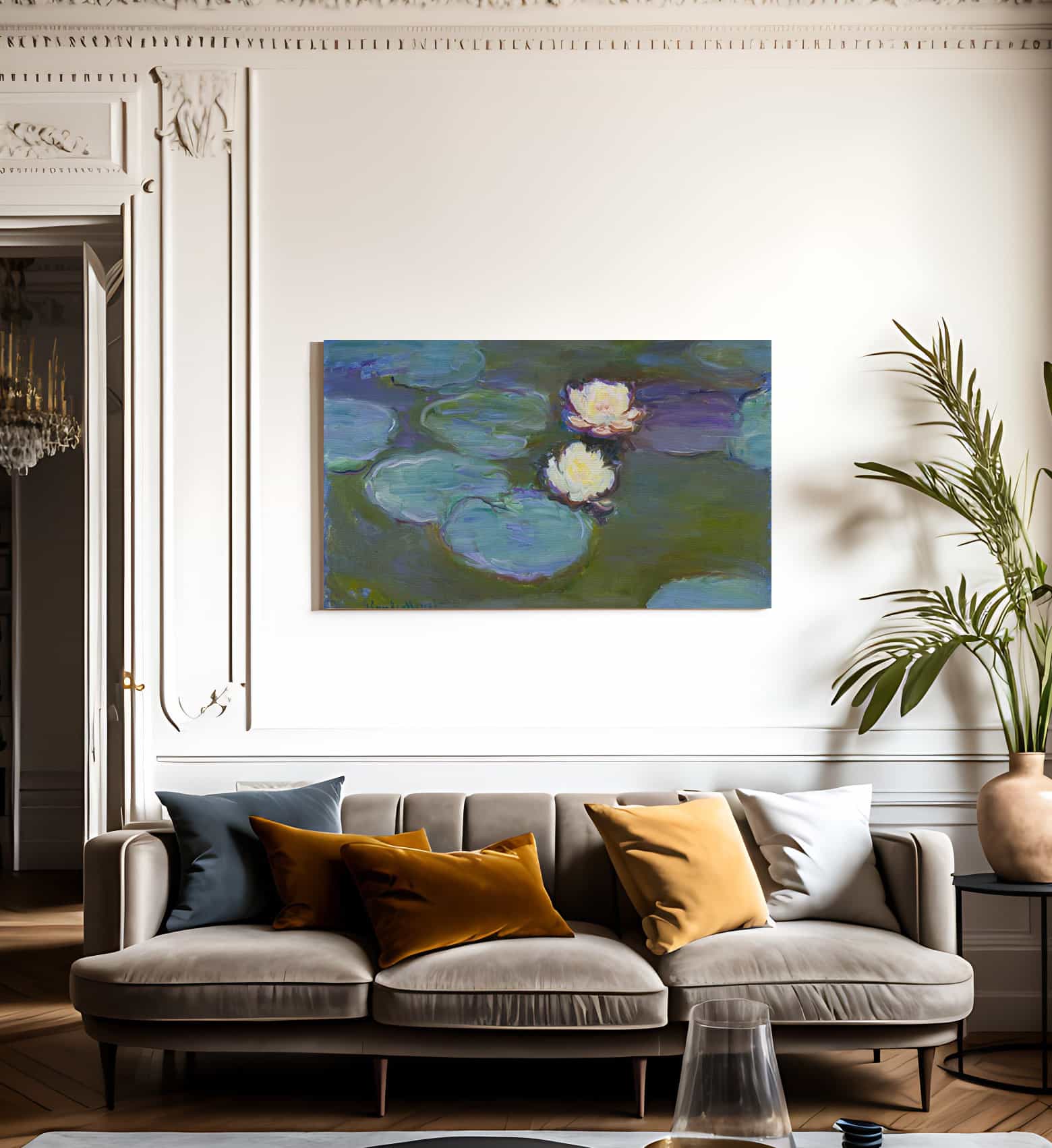Nympheas By Claude Monet Fine Art Print