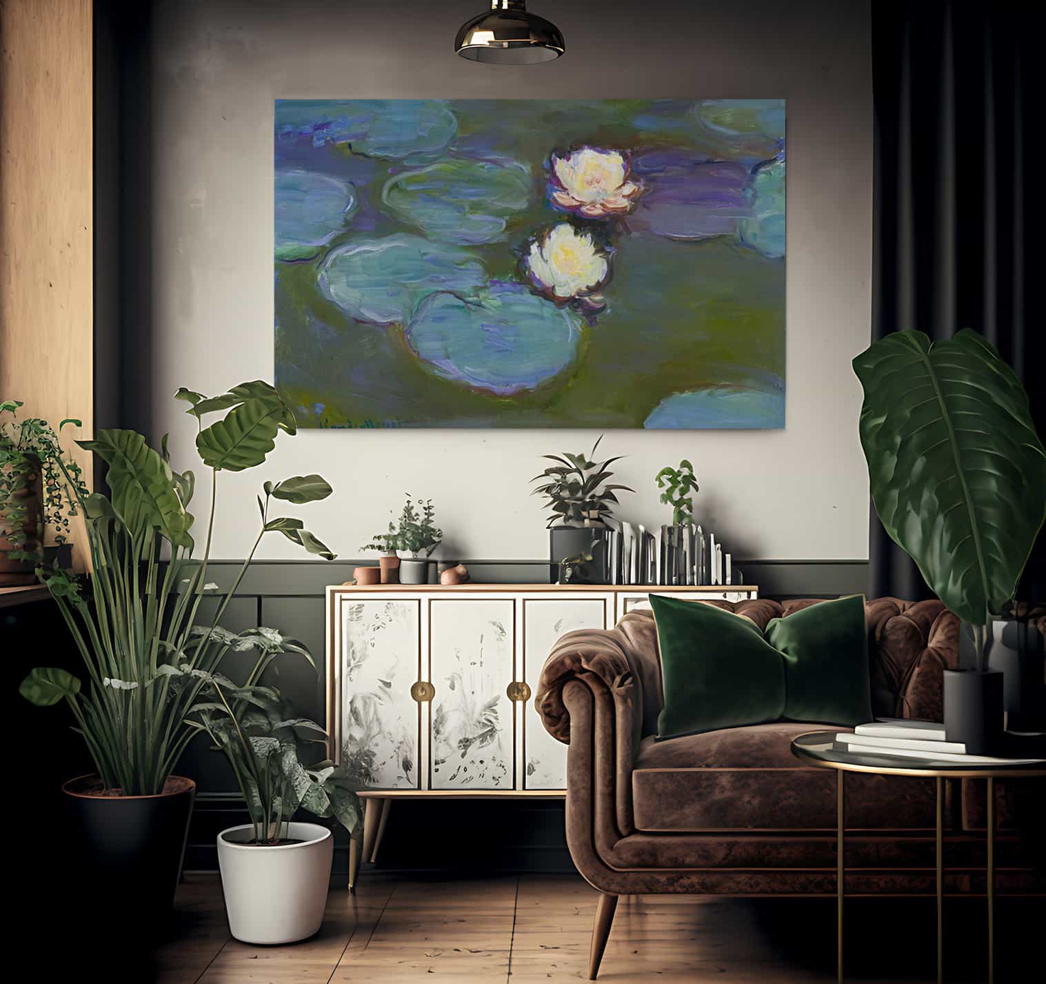 Nympheas By Claude Monet Fine Art Print