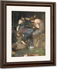 Nymphs Finding The Head Of Orpheus By John Waterhouse Fine Art Print