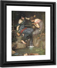 Nymphs Finding The Head Of Orpheus By John Waterhouse Fine Art Print