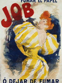 O' Dejar De Fumar Cigar Advertisement Poster By Jules Cheret Fine Art Print