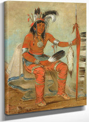 O'n Daig, The Crow, A Dandy By George Catlin Fine Art Print