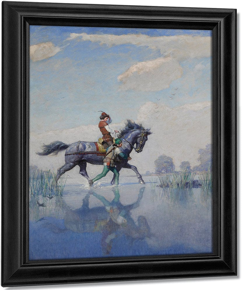 O The Change Was Made, And They Went Forward As Briskly By NC Wyeth Fine Art Print