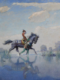 O The Change Was Made, And They Went Forward As Briskly By NC Wyeth Fine Art Print