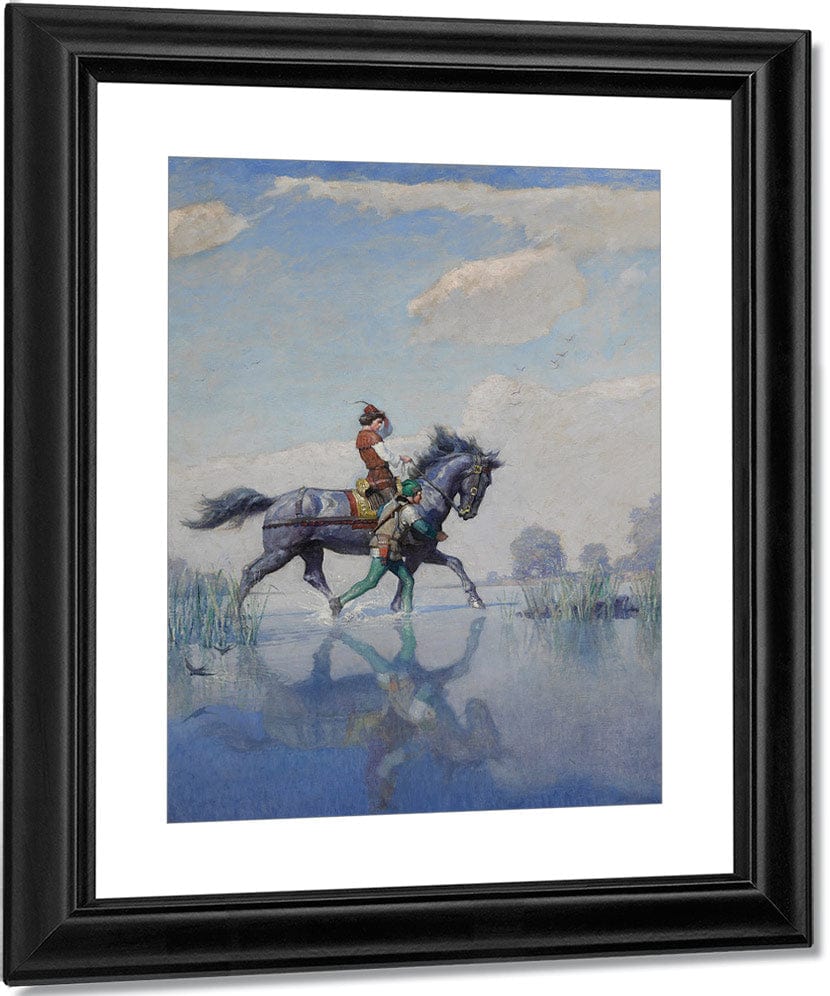 O The Change Was Made, And They Went Forward As Briskly By NC Wyeth Fine Art Print