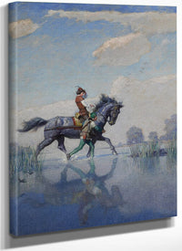 O The Change Was Made, And They Went Forward As Briskly By NC Wyeth Fine Art Print