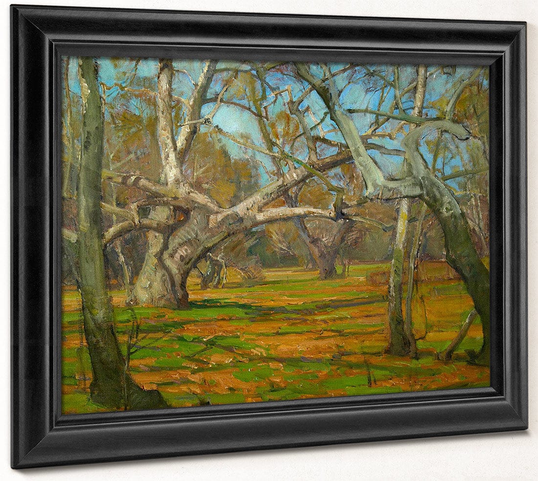 Oaks And Sycamores By William Wendt Fine Art Print