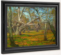 Oaks And Sycamores By William Wendt Fine Art Print