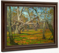 Oaks And Sycamores By William Wendt Fine Art Print