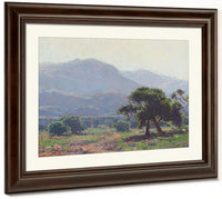 Oaks With Blue Hills Beyond By Edgar Payne Fine Art Print