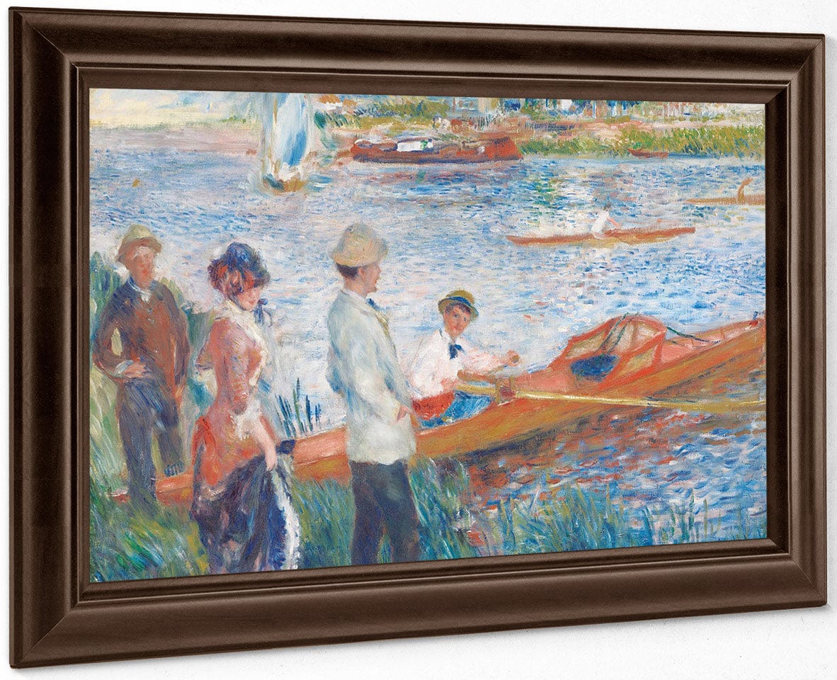 Oarsmen At Chatou 1879 By Pierre Auguste Renoir Fine Art Print