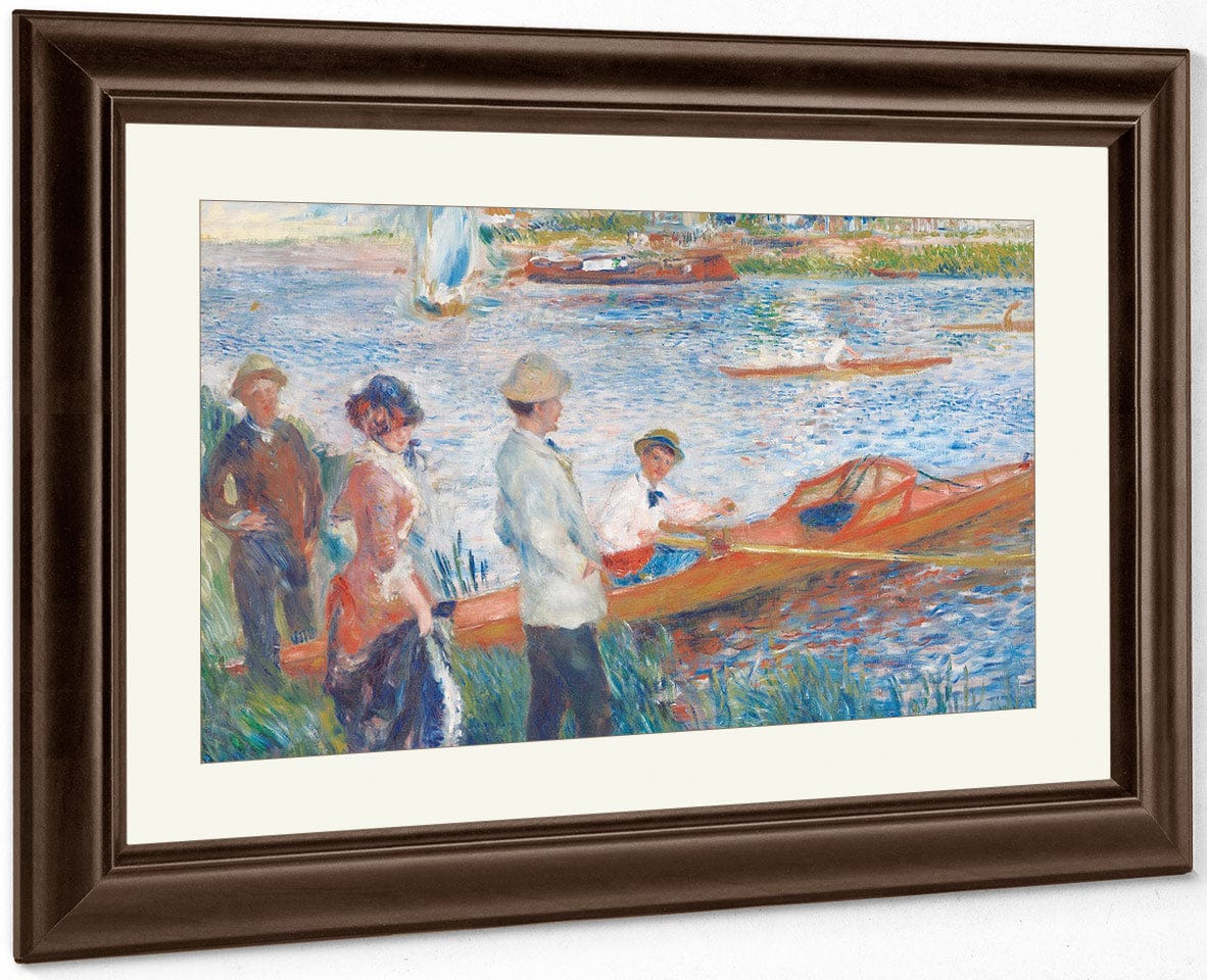 Oarsmen At Chatou 1879 By Pierre Auguste Renoir Fine Art Print
