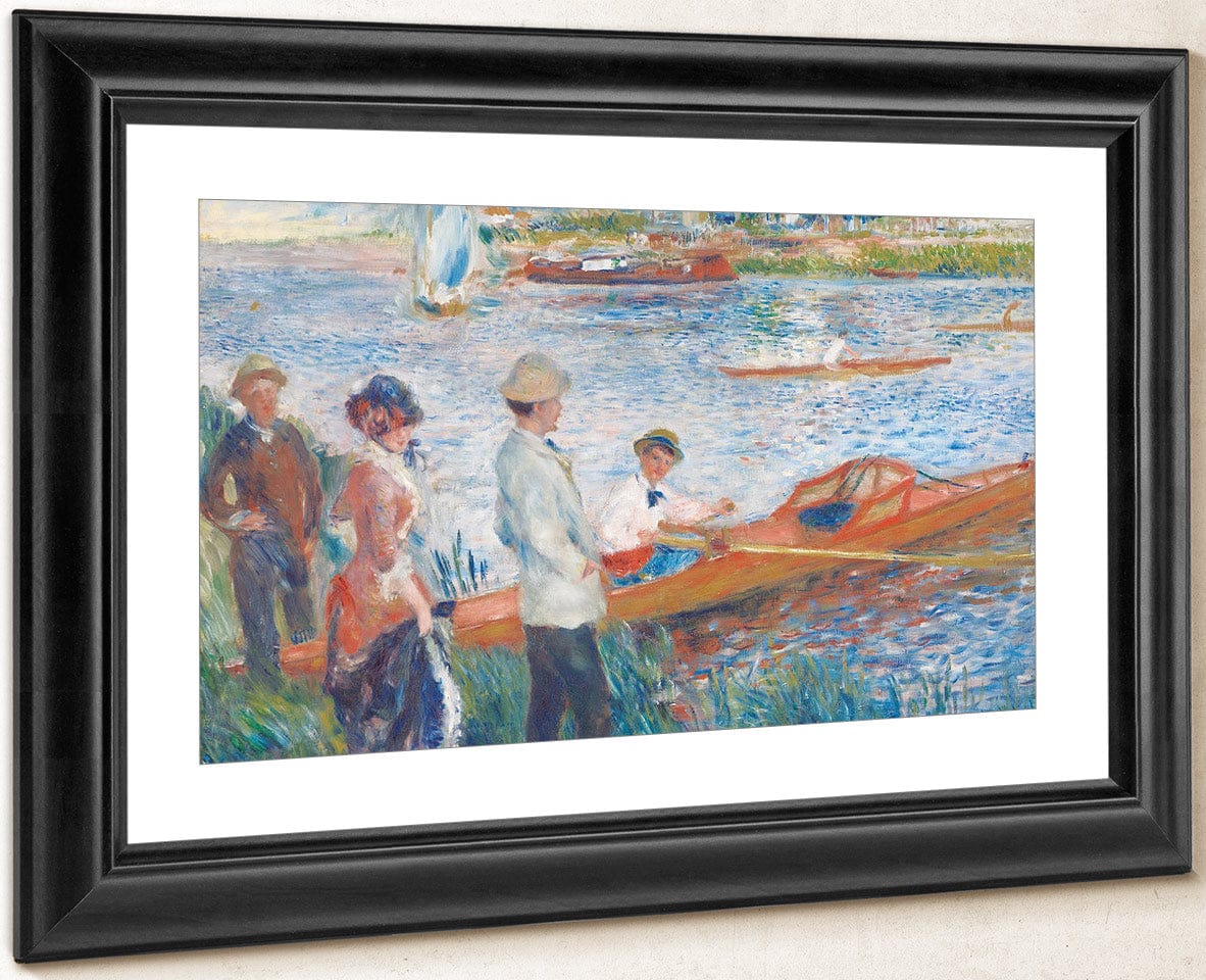Oarsmen At Chatou 1879 By Pierre Auguste Renoir Fine Art Print