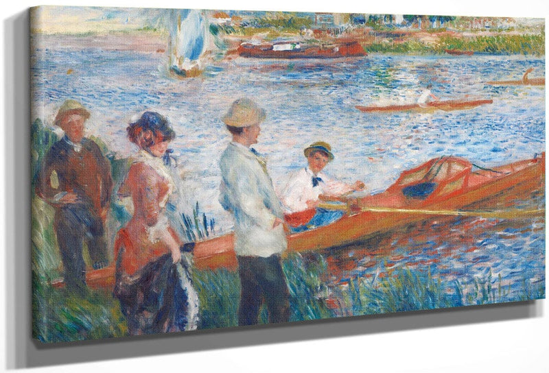 Oarsmen At Chatou 1879 By Pierre Auguste Renoir Fine Art Print