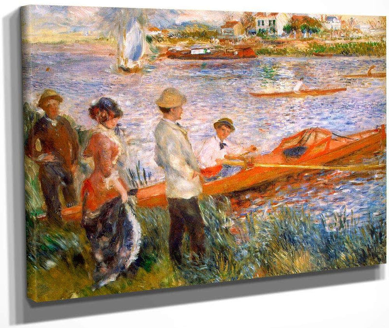 Oarsmen At Chatou By Pierre August Renoir Fine Art Print