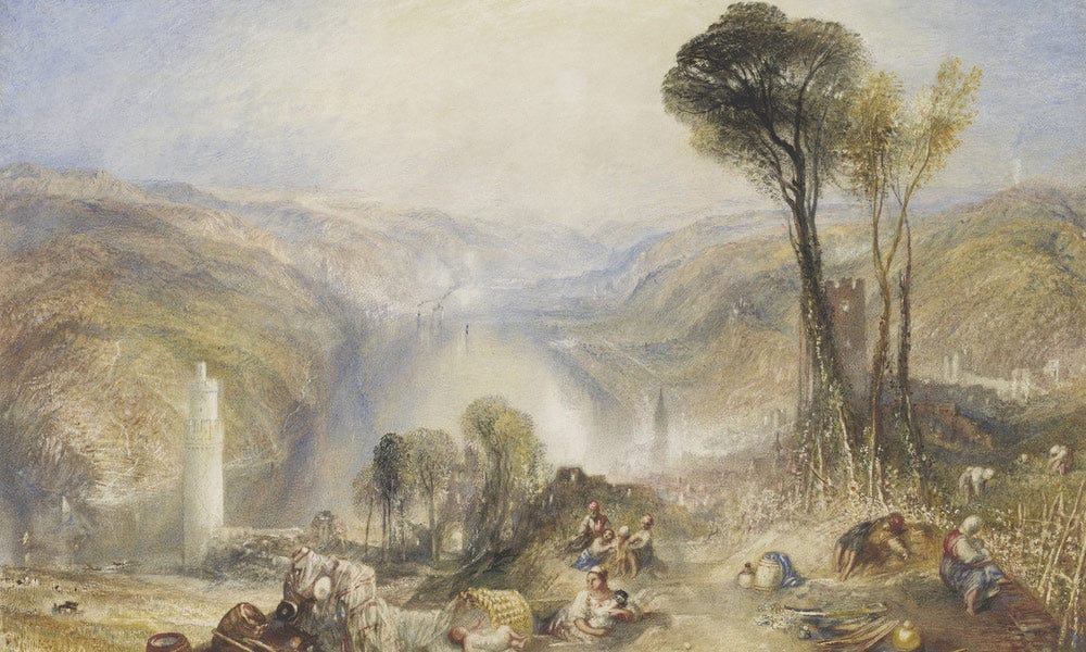 Oberwesel By Joseph Mallord William Turner Fine Art Print