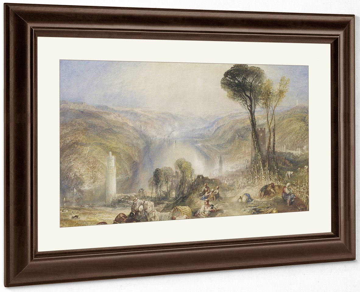 Oberwesel By Joseph Mallord William Turner Fine Art Print