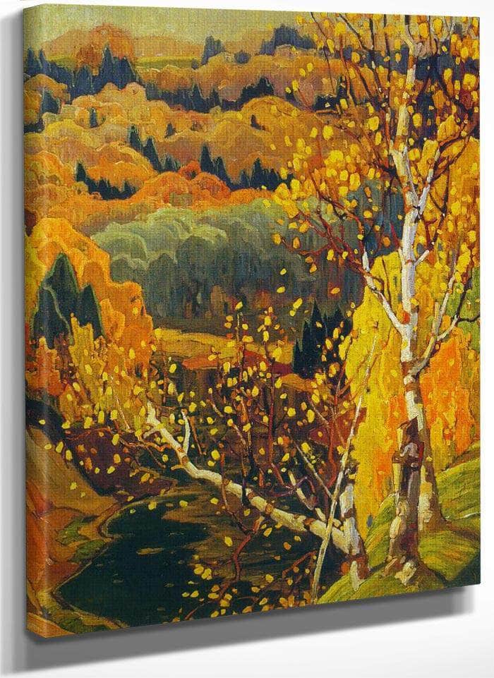 October Gold By Frank Carmichael Fine Art Print