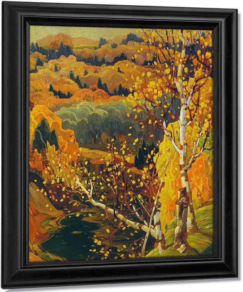 October Gold By Frank Carmichael Fine Art Print