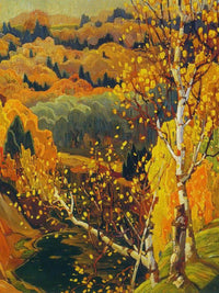 October Gold By Frank Carmichael Fine Art Print